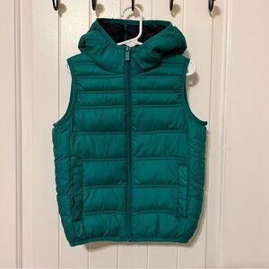 ZARA Boys Size 5/6 Hooded Puffer Vest with Pockets